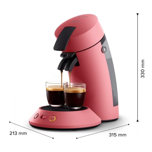 Senseo Original Plus Rouge Tendre – Machine Café Dosettes – CSA210/35