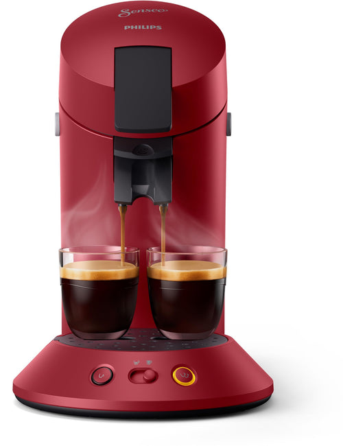 Cafetière Senseo Original Plus Rouge Vif – Système Dosettes – CSA210/91