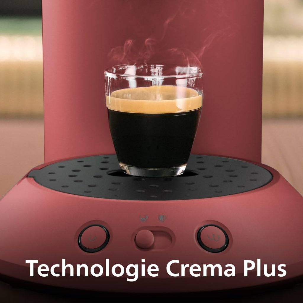 Senseo Original Plus Rouge Tendre – Machine Café Dosettes – CSA210/35