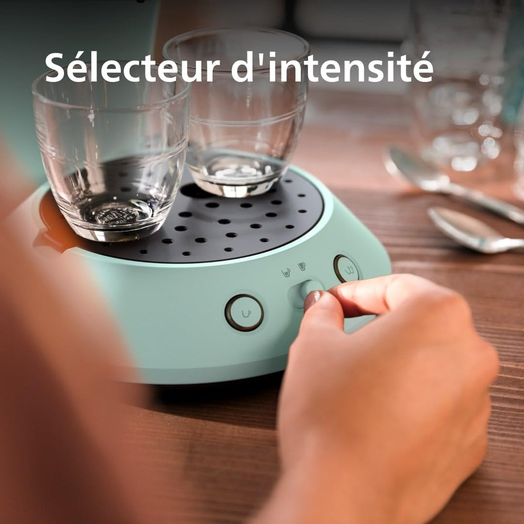 Machine à Café Senseo Original Plus Vert Désert – Dosettes – CSA210/80