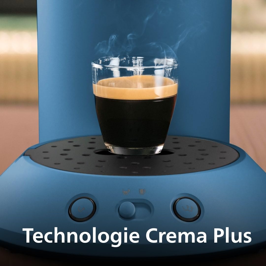 Cafetière Senseo Original Plus Bleu Paon – Extraction à Dosettes – CSA210/00