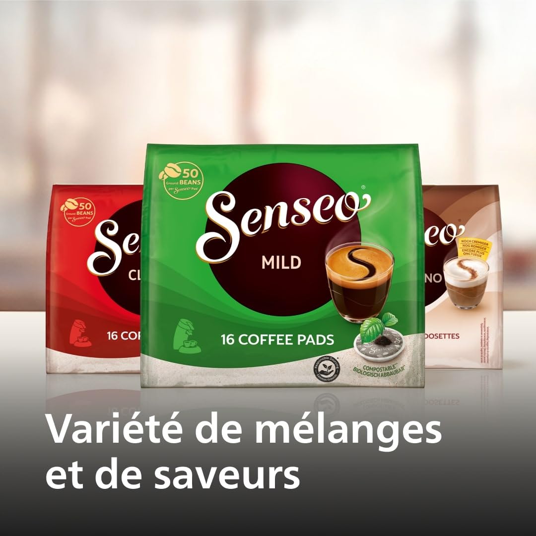 Senseo Original Plus Rouge Tendre – Machine Café Dosettes – CSA210/35
