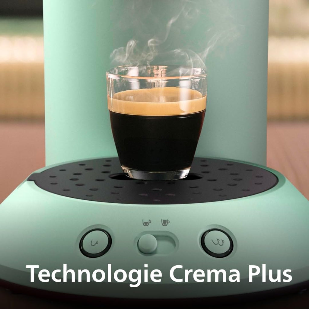 Machine à Café Senseo Original Plus Vert Désert – Dosettes – CSA210/80