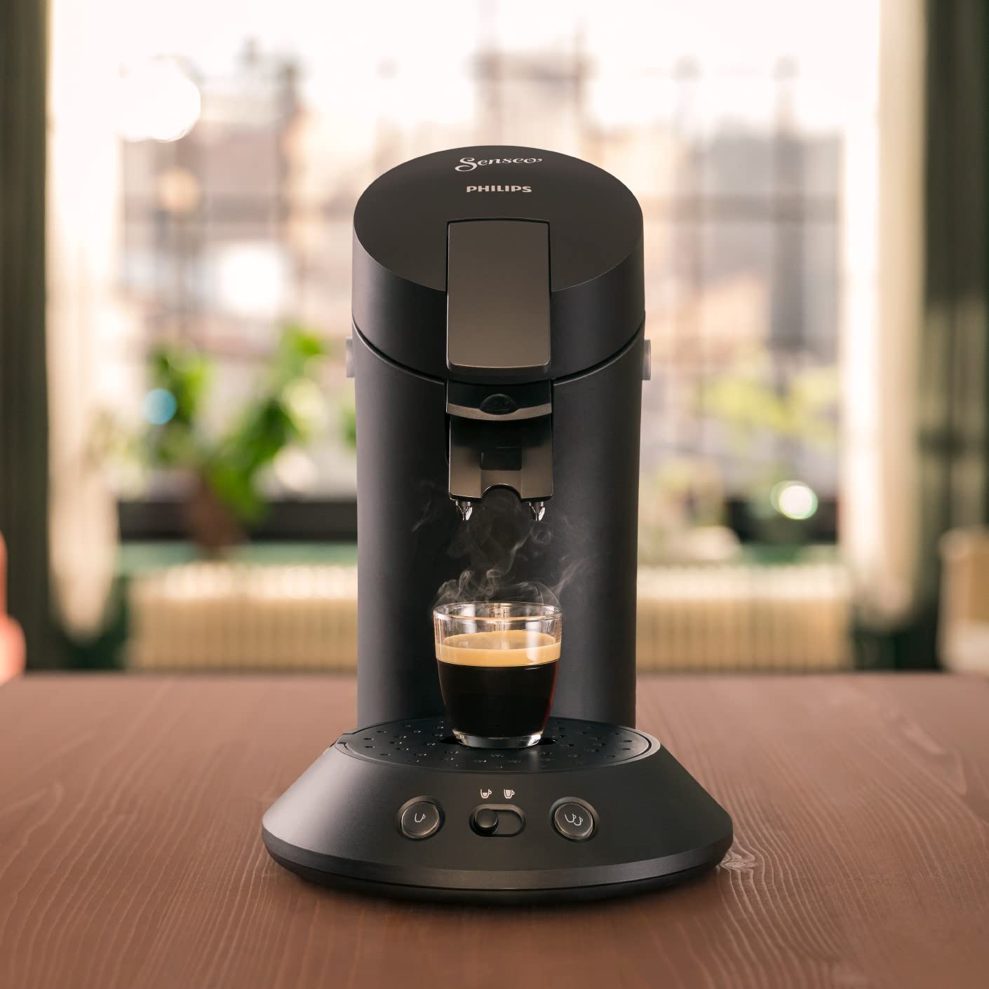 Cafetière Senseo Original Plus Noir – Machine à Dosettes – Modèle CSA210/22