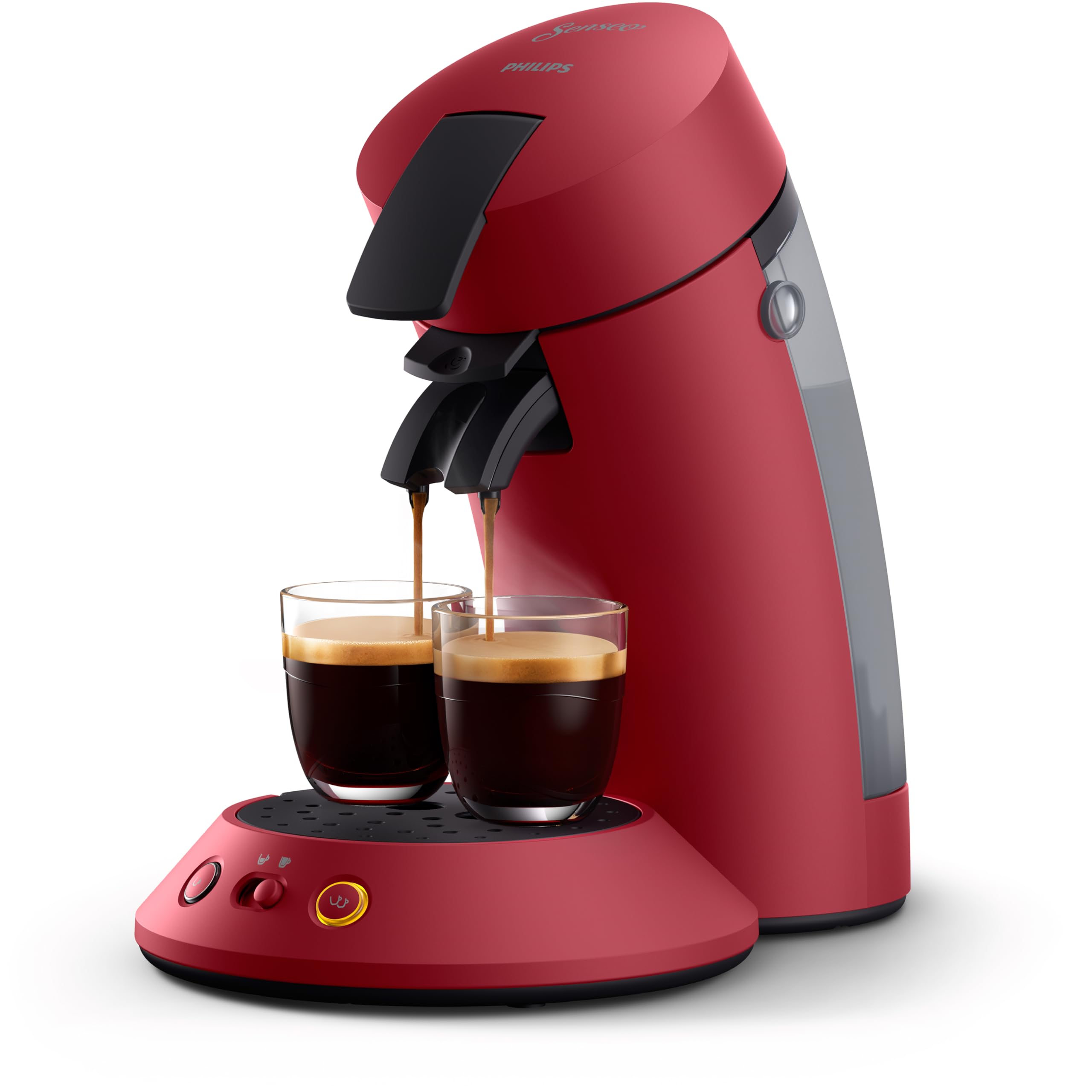 Cafetière Senseo Original Plus Rouge Vif – Système Dosettes – CSA210/91